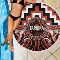 Aotearoa Tapuika Beach Blanket Maori Iwi Poutama Puhoro Tattoo LT14 - Polynesian Pride