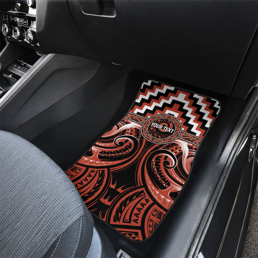 Aotearoa Tapuika Personalised Car Mats Maori Iwi Poutama Puhoro Tattoo LT14 - Polynesian Pride