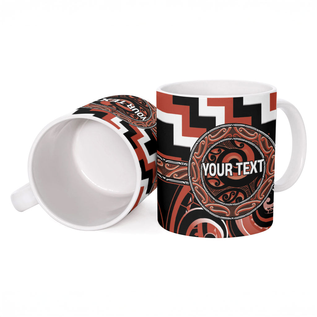Aotearoa Tapuika Personalised Ceramic Mug Maori Iwi Poutama Puhoro Tattoo LT14 - Polynesian Pride