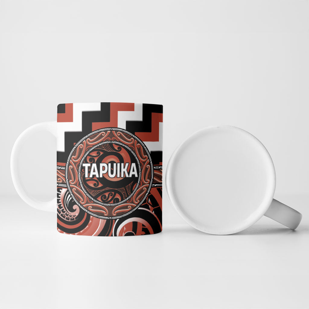 Aotearoa Tapuika Personalised Ceramic Mug Maori Iwi Poutama Puhoro Tattoo LT14 - Polynesian Pride