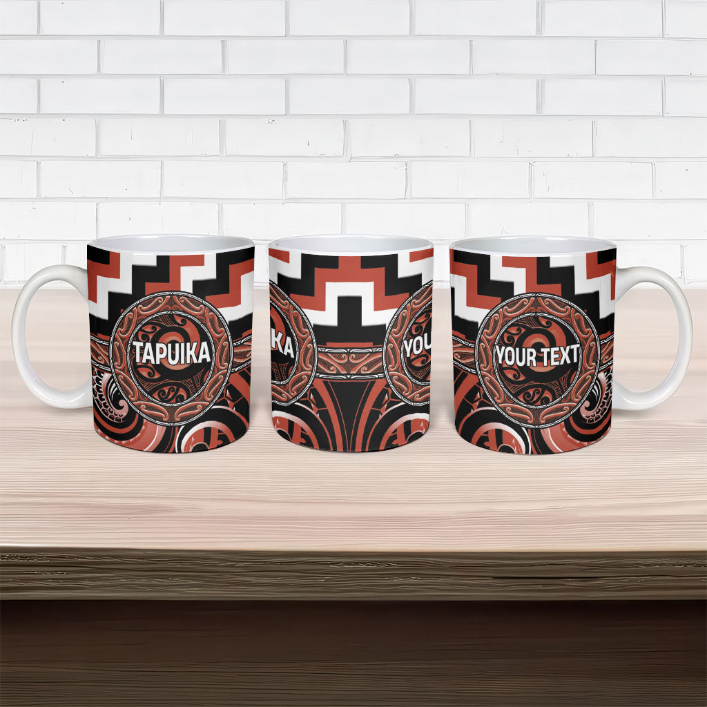 Aotearoa Tapuika Personalised Ceramic Mug Maori Iwi Poutama Puhoro Tattoo LT14 - Polynesian Pride