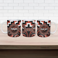 Aotearoa Tapuika Personalised Ceramic Mug Maori Iwi Poutama Puhoro Tattoo LT14 - Polynesian Pride