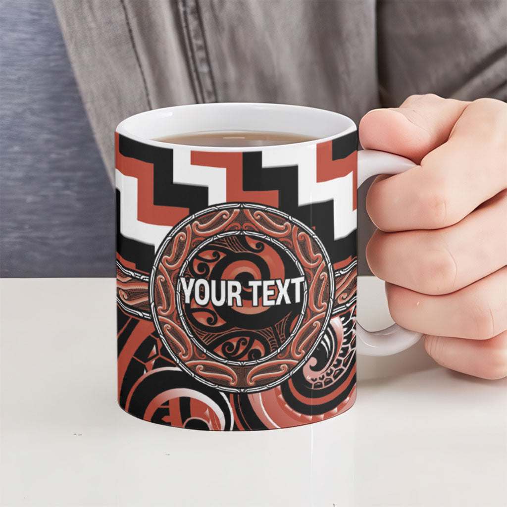 Aotearoa Tapuika Personalised Ceramic Mug Maori Iwi Poutama Puhoro Tattoo LT14 - Polynesian Pride