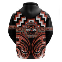 Aotearoa Tapuika Personalised Hoodie Maori Iwi Poutama Puhoro Tattoo LT14 - Polynesian Pride
