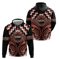 Aotearoa Tapuika Personalised Hoodie Maori Iwi Poutama Puhoro Tattoo LT14 - Polynesian Pride