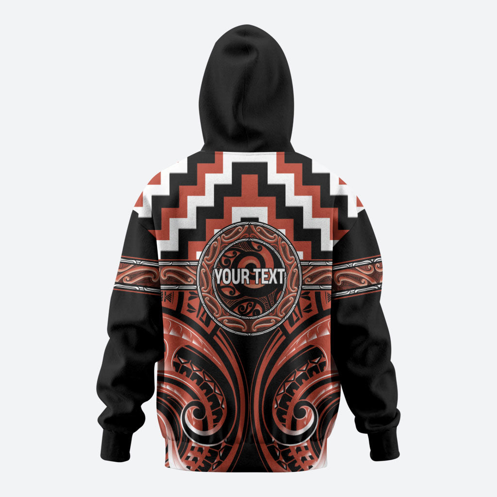 Aotearoa Tapuika Personalised Hoodie Maori Iwi Poutama Puhoro Tattoo LT14 - Polynesian Pride