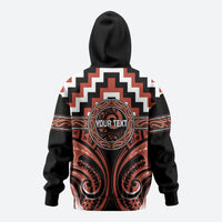Aotearoa Tapuika Personalised Hoodie Maori Iwi Poutama Puhoro Tattoo LT14 - Polynesian Pride