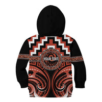 Aotearoa Tapuika Personalised Kid Hoodie Maori Iwi Poutama Puhoro Tattoo LT14 - Polynesian Pride