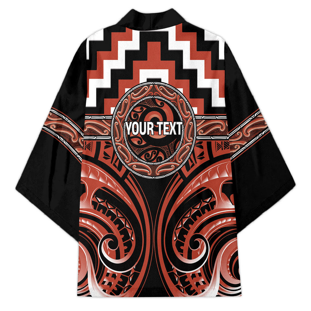 Aotearoa Tapuika Personalised Kimono Maori Iwi Poutama Puhoro Tattoo LT14 - Polynesian Pride