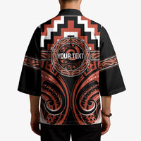 Aotearoa Tapuika Personalised Kimono Maori Iwi Poutama Puhoro Tattoo LT14 - Polynesian Pride