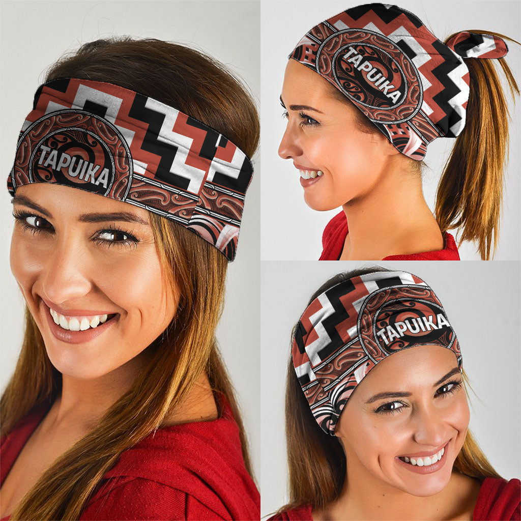 Aotearoa Tapuika Neck Gaiter Maori Iwi Poutama Puhoro Tattoo LT14 - Polynesian Pride