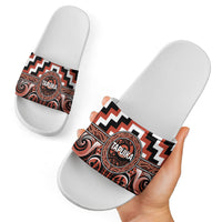 Aotearoa Tapuika Slide Sandals Maori Iwi Poutama Puhoro Tattoo LT14 - Polynesian Pride