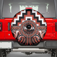 Aotearoa Tapuika Spare Tire Cover Maori Iwi Poutama Puhoro Tattoo LT14 - Polynesian Pride