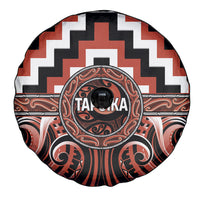 Aotearoa Tapuika Spare Tire Cover Maori Iwi Poutama Puhoro Tattoo LT14 - Polynesian Pride