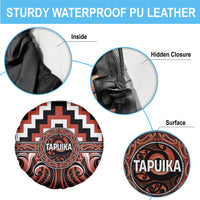 Aotearoa Tapuika Spare Tire Cover Maori Iwi Poutama Puhoro Tattoo LT14 - Polynesian Pride