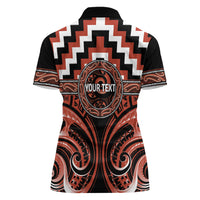 Aotearoa Tapuika Personalised Women Polo Shirt Maori Iwi Poutama Puhoro Tattoo LT14 - Polynesian Pride