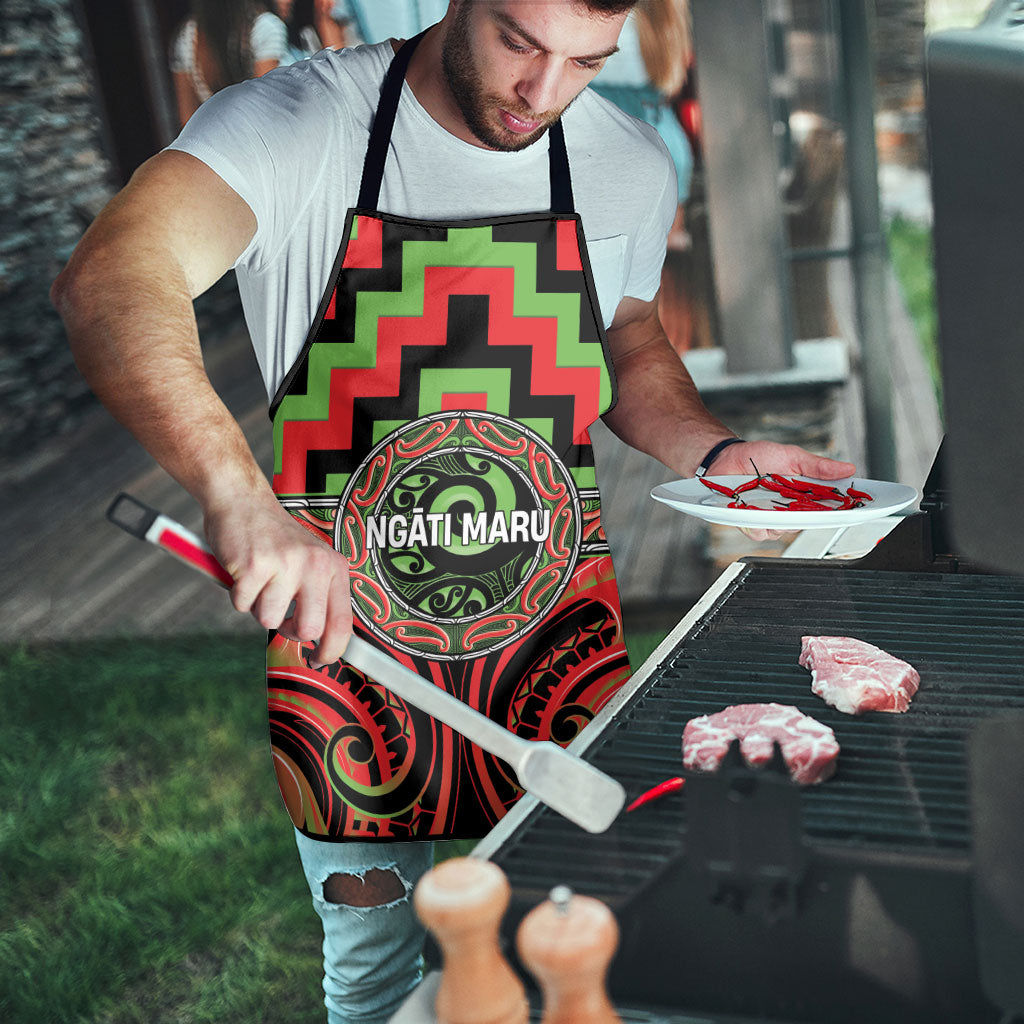 Aotearoa Ngati Maru Apron Maori Iwi Poutama Puhoro Tattoo LT14 - Polynesian Pride