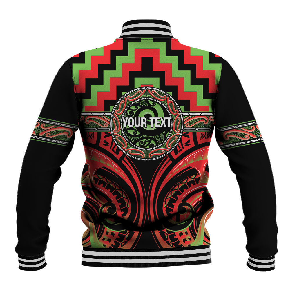 Aotearoa Ngati Maru Personalised Baseball Jacket Maori Iwi Poutama Puhoro Tattoo LT14 - Polynesian Pride