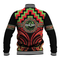 Aotearoa Ngati Maru Personalised Baseball Jacket Maori Iwi Poutama Puhoro Tattoo LT14 - Polynesian Pride