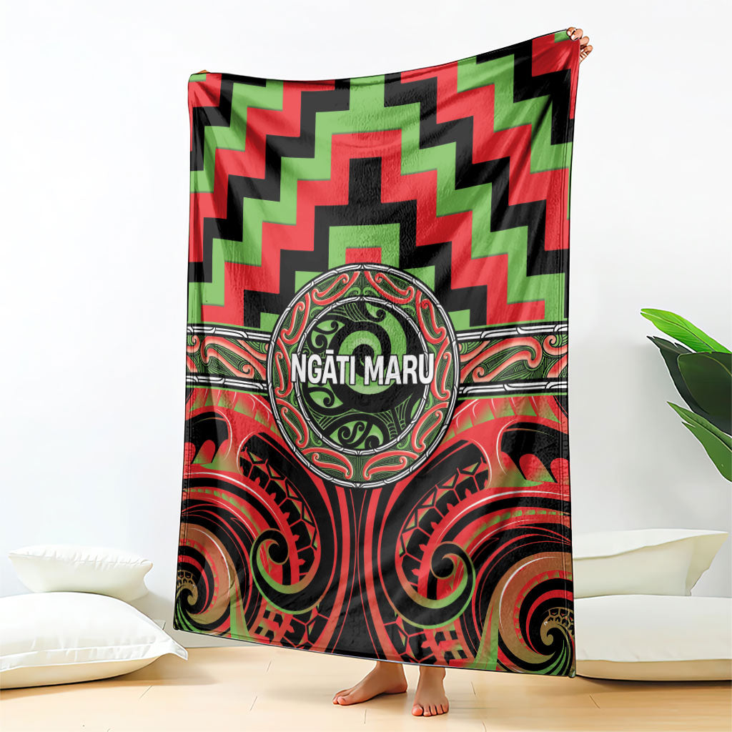 Aotearoa Ngati Maru Blanket Maori Iwi Poutama Puhoro Tattoo LT14 - Polynesian Pride