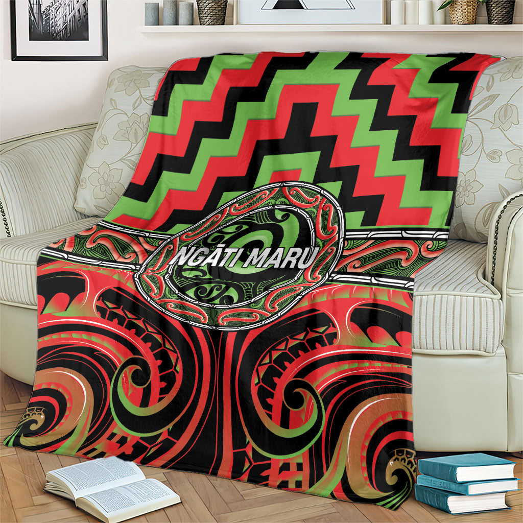 Aotearoa Ngati Maru Blanket Maori Iwi Poutama Puhoro Tattoo LT14 - Polynesian Pride