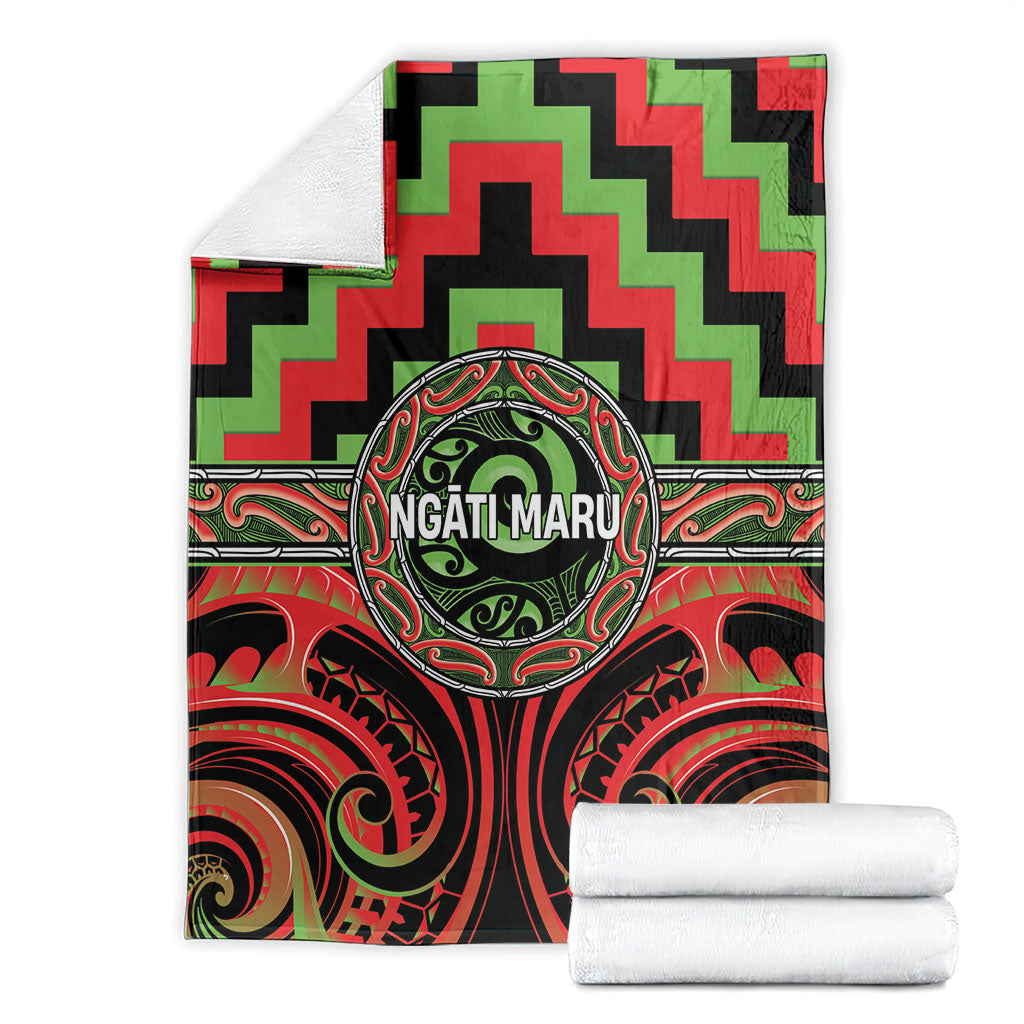 Aotearoa Ngati Maru Blanket Maori Iwi Poutama Puhoro Tattoo LT14 - Polynesian Pride