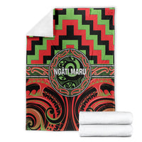 Aotearoa Ngati Maru Blanket Maori Iwi Poutama Puhoro Tattoo LT14 - Polynesian Pride