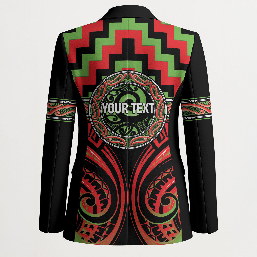 Aotearoa Ngati Maru Personalised Blazer Maori Iwi Poutama Puhoro Tattoo LT14 - Polynesian Pride