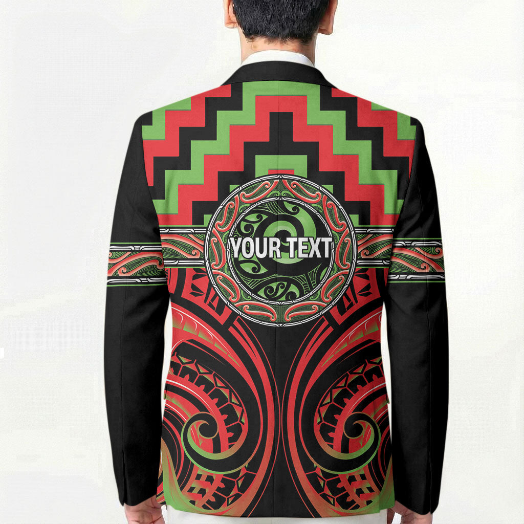 Aotearoa Ngati Maru Personalised Blazer Maori Iwi Poutama Puhoro Tattoo LT14 - Polynesian Pride
