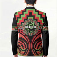 Aotearoa Ngati Maru Personalised Blazer Maori Iwi Poutama Puhoro Tattoo LT14 - Polynesian Pride