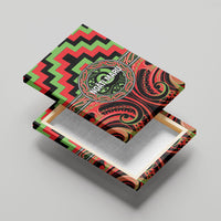 Aotearoa Ngati Maru Canvas Wall Art Maori Iwi Poutama Puhoro Tattoo LT14 - Polynesian Pride