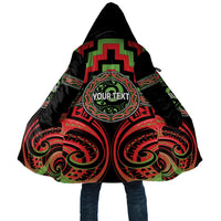 Aotearoa Ngati Maru Personalised Cloak Maori Iwi Poutama Puhoro Tattoo LT14 Unisex Red - Polynesian Pride