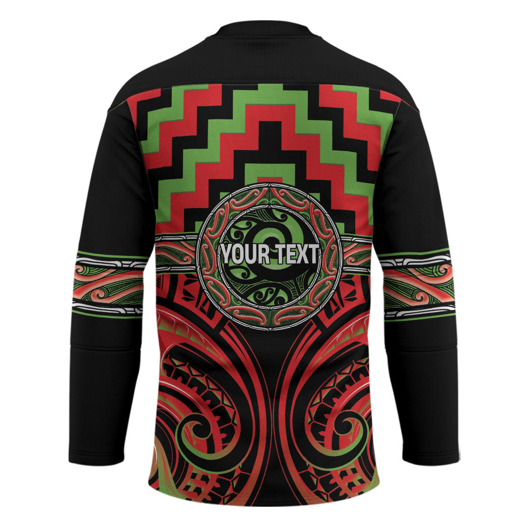 Aotearoa Ngati Maru Personalised Hockey Jersey Maori Iwi Poutama Puhoro Tattoo LT14 - Polynesian Pride