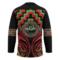 Aotearoa Ngati Maru Personalised Hockey Jersey Maori Iwi Poutama Puhoro Tattoo LT14 - Polynesian Pride