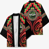 Aotearoa Ngati Maru Personalised Kimono Maori Iwi Poutama Puhoro Tattoo LT14 - Polynesian Pride
