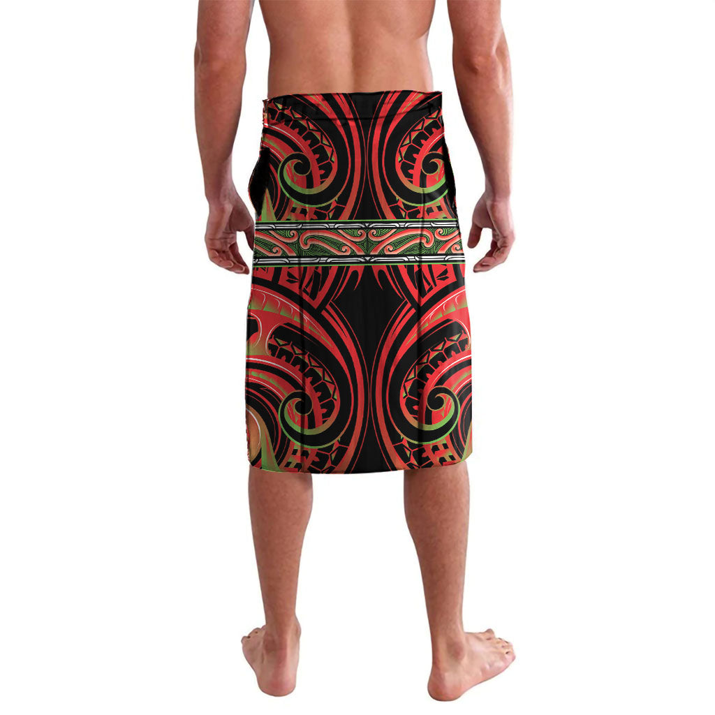 Aotearoa Ngati Maru Personalised Lavalava Maori Iwi Poutama Puhoro Tattoo LT14 - Polynesian Pride