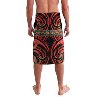 Aotearoa Ngati Maru Personalised Lavalava Maori Iwi Poutama Puhoro Tattoo LT14 - Polynesian Pride