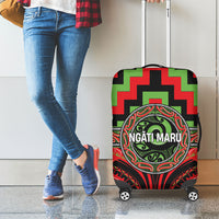 Aotearoa Ngati Maru Luggage Cover Maori Iwi Poutama Puhoro Tattoo LT14 - Polynesian Pride