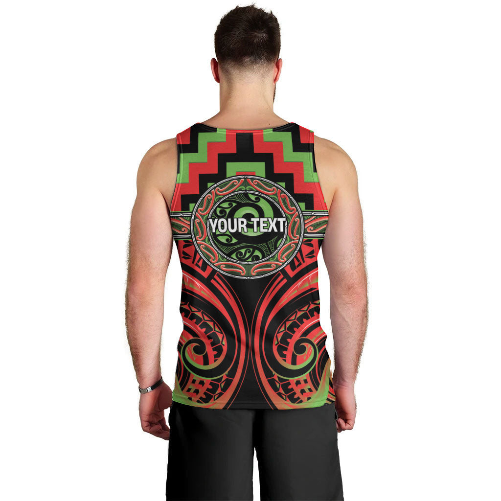 Aotearoa Ngati Maru Personalised Men Tank Top Maori Iwi Poutama Puhoro Tattoo LT14 - Polynesian Pride