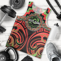 Aotearoa Ngati Maru Personalised Men Tank Top Maori Iwi Poutama Puhoro Tattoo LT14 - Polynesian Pride