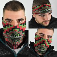 Aotearoa Ngati Maru Neck Gaiter Maori Iwi Poutama Puhoro Tattoo LT14 - Polynesian Pride