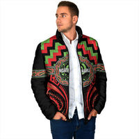 Aotearoa Ngati Maru Personalised Padded Jacket Maori Iwi Poutama Puhoro Tattoo LT14 - Polynesian Pride