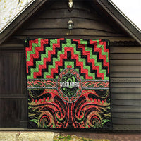 Aotearoa Ngati Maru Quilt Maori Iwi Poutama Puhoro Tattoo LT14 - Polynesian Pride