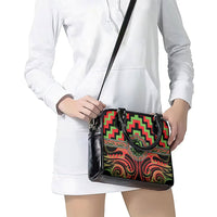 Aotearoa Ngati Maru Shoulder Handbag Maori Iwi Poutama Puhoro Tattoo LT14 - Polynesian Pride