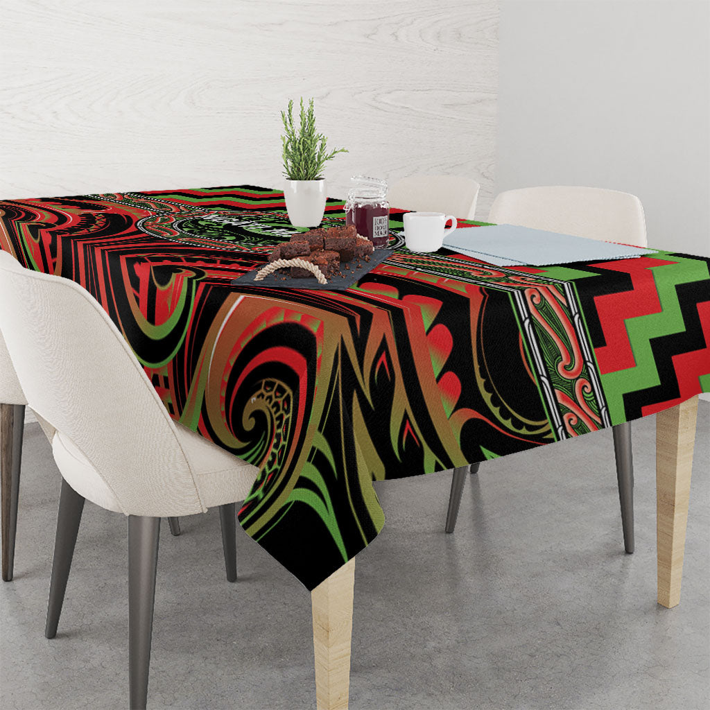 Aotearoa Ngati Maru Tablecloth Maori Iwi Poutama Puhoro Tattoo LT14 - Polynesian Pride