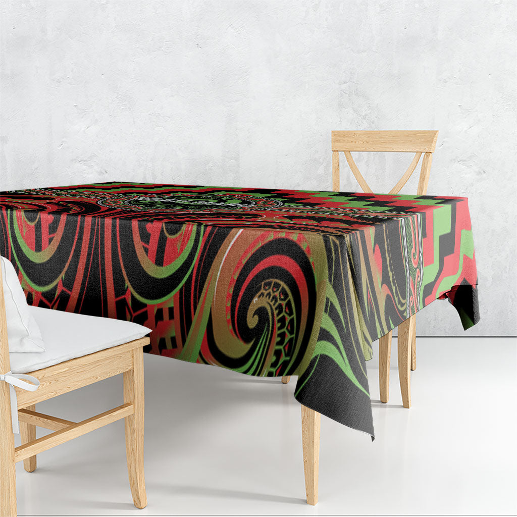 Aotearoa Ngati Maru Tablecloth Maori Iwi Poutama Puhoro Tattoo LT14 - Polynesian Pride