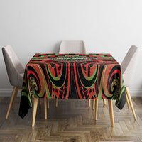 Aotearoa Ngati Maru Tablecloth Maori Iwi Poutama Puhoro Tattoo LT14 - Polynesian Pride