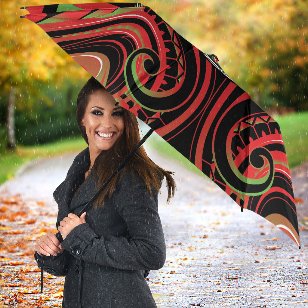 Aotearoa Ngati Maru Umbrella Maori Iwi Poutama Puhoro Tattoo LT14 - Polynesian Pride