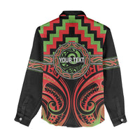 Aotearoa Ngati Maru Personalised Women Casual Shirt Maori Iwi Poutama Puhoro Tattoo LT14 - Polynesian Pride