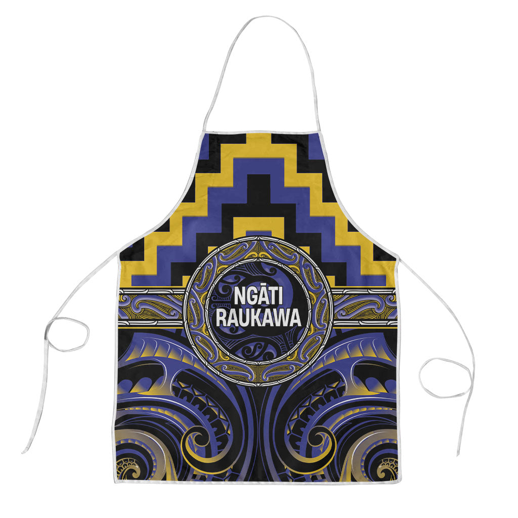 Aotearoa Ngati Raukawa Apron Maori Iwi Poutama Puhoro Tattoo LT14 Blue - Polynesian Pride
